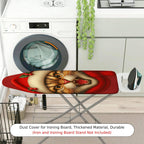 1-Piece Christmas Cat Festive  Ironing Board Cover, Universal Size, Without Board