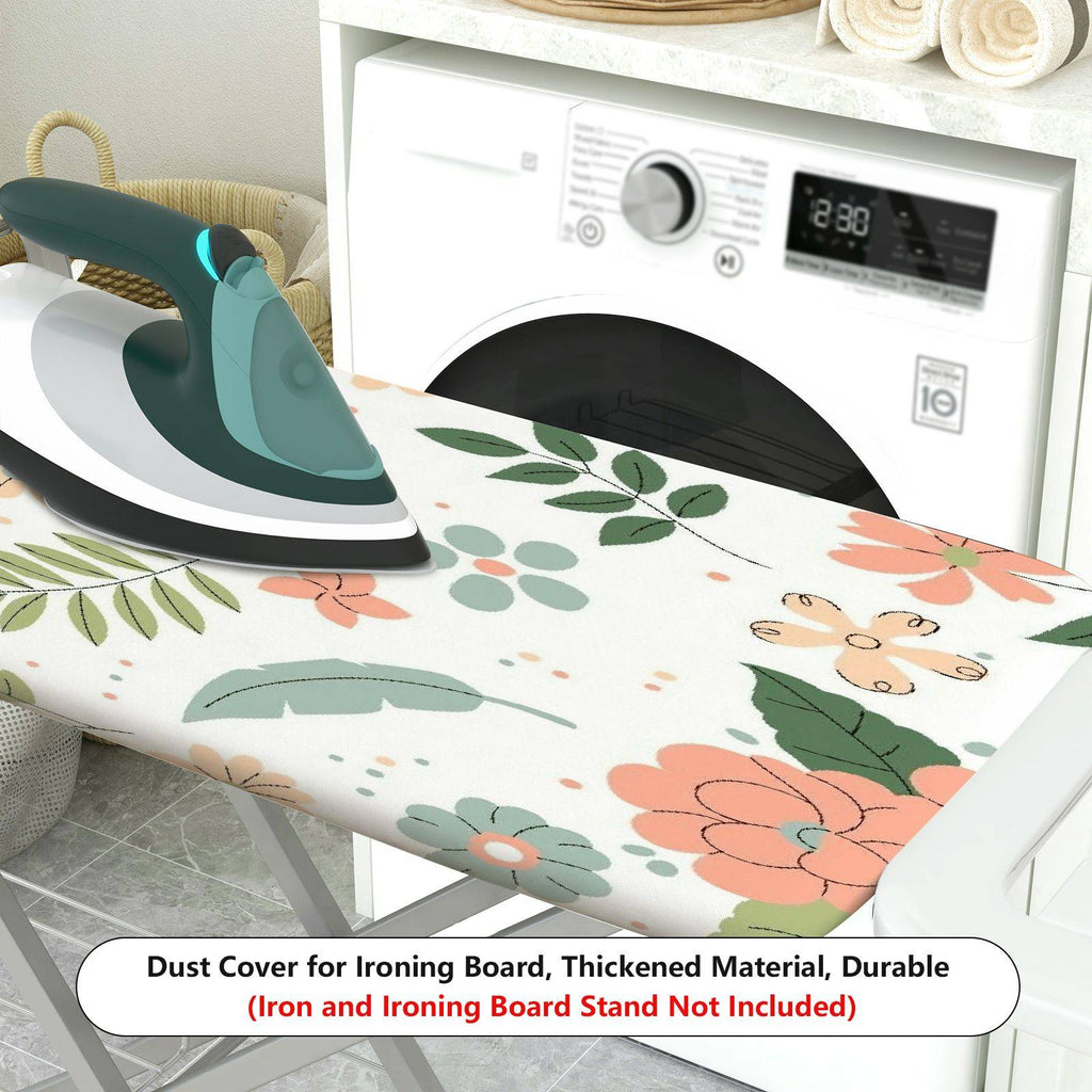 1-Piece Floral Tropical Nature  Ironing Board Cover, Universal Size, Without Board
