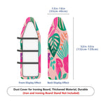 1-Piece Floral Tropical Botanical  Ironing Board Cover, Universal Size, Without Board