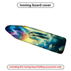1-Piece Fantasy Penguin Aurora  Ironing Board Cover, Universal Size, Without Board