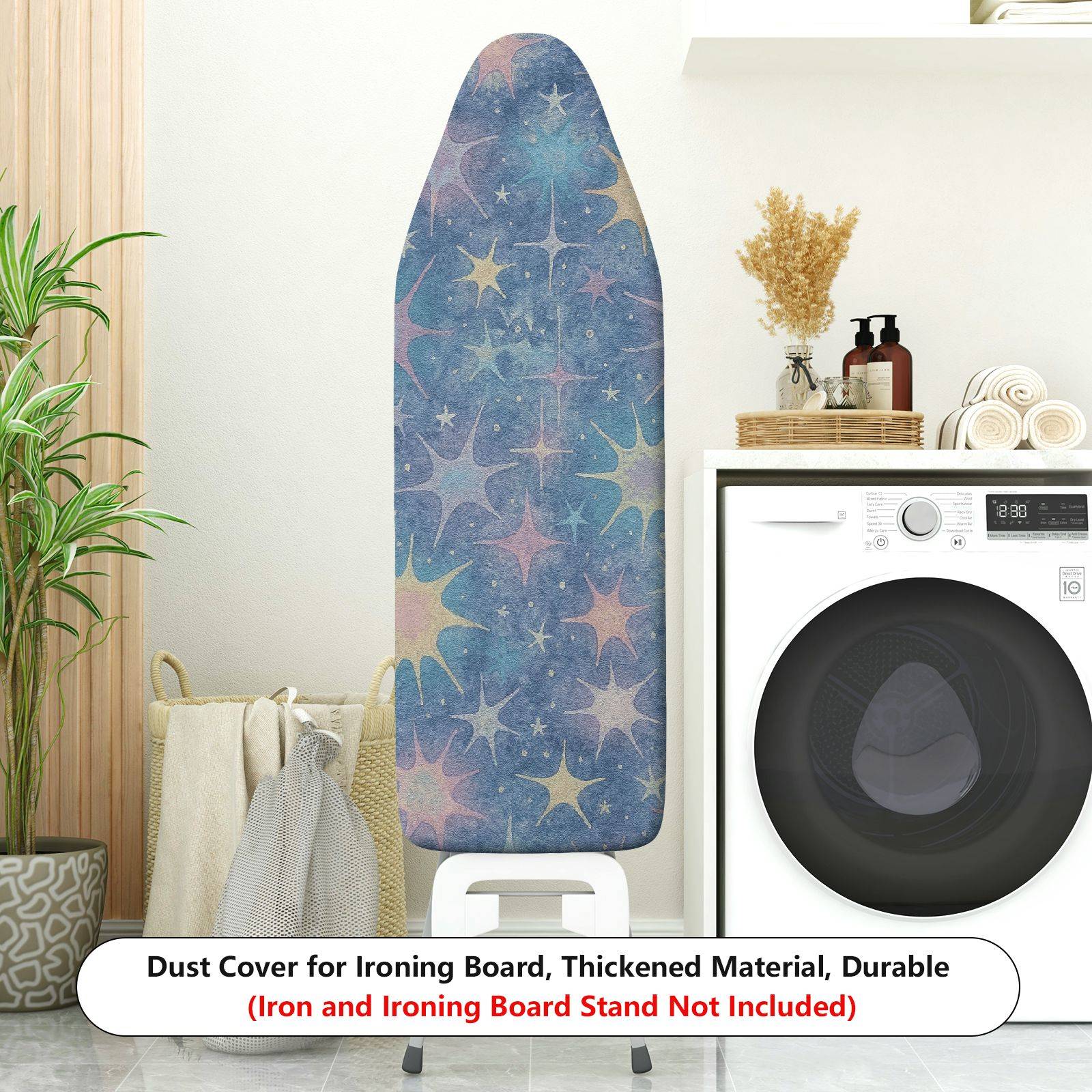 1-Piece Cosmic Starry Pattern Galaxy Night  Ironing Board Cover, Universal Size, Without Board