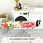 1-Piece Floral Striped Pastel  Ironing Board Cover, Universal Size, Without Board