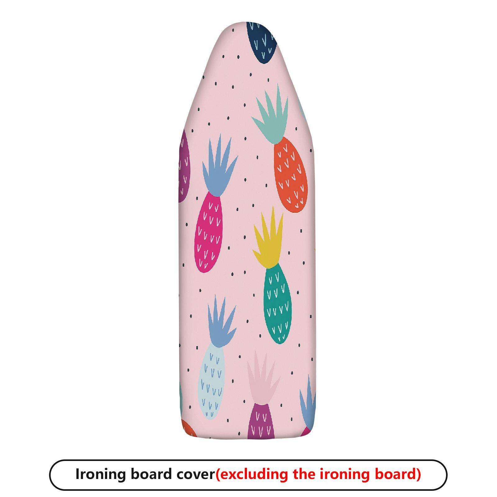 1-Piece Tropical Fruit Colorful Dots  Ironing Board Cover, Universal Size, Without Board