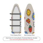 1-Piece Floral Strawberry Mushroom  Ironing Board Cover, Universal Size, Without Board