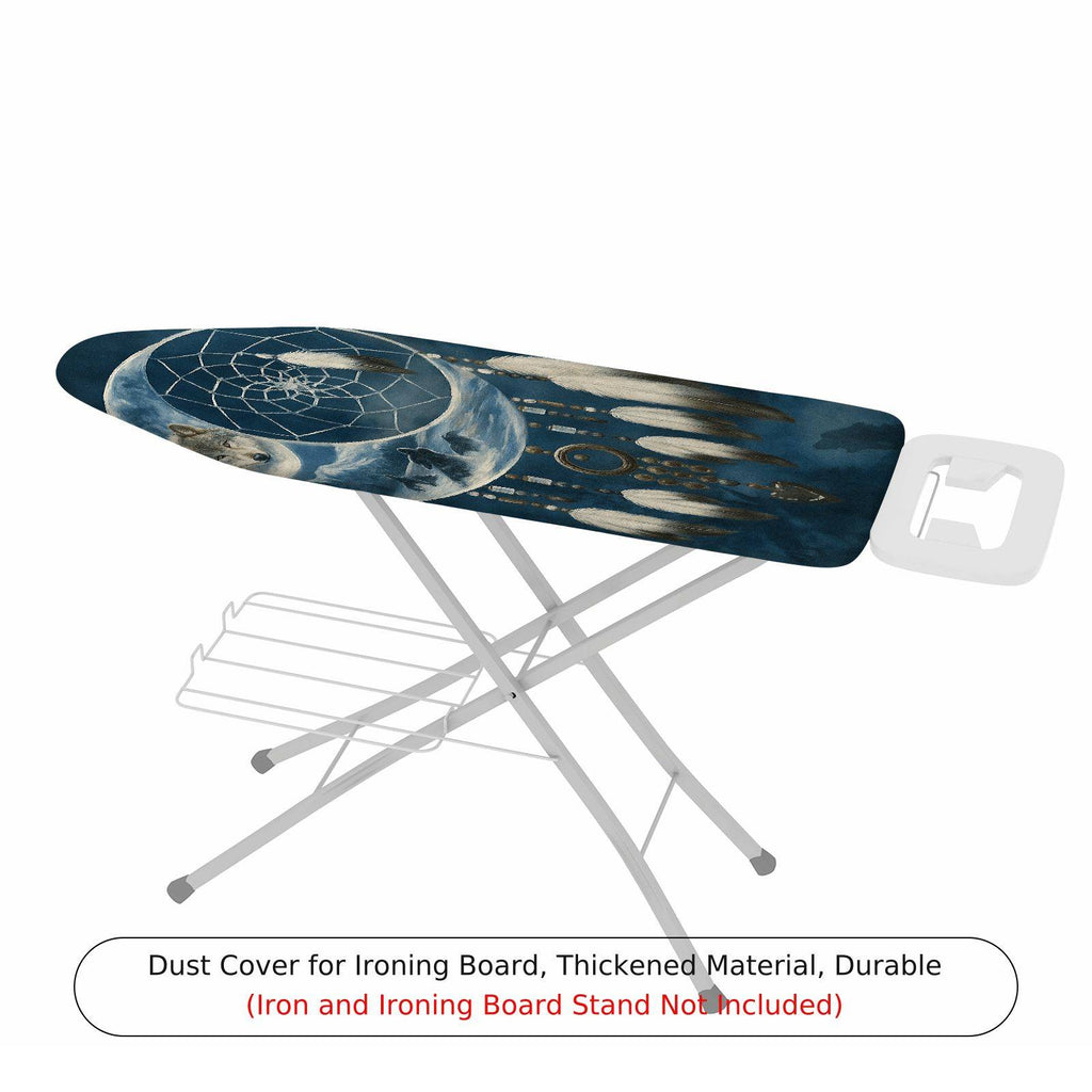 1-Piece Dreamcatcher Wolf Moon  Ironing Board Cover, Universal Size, Without Board