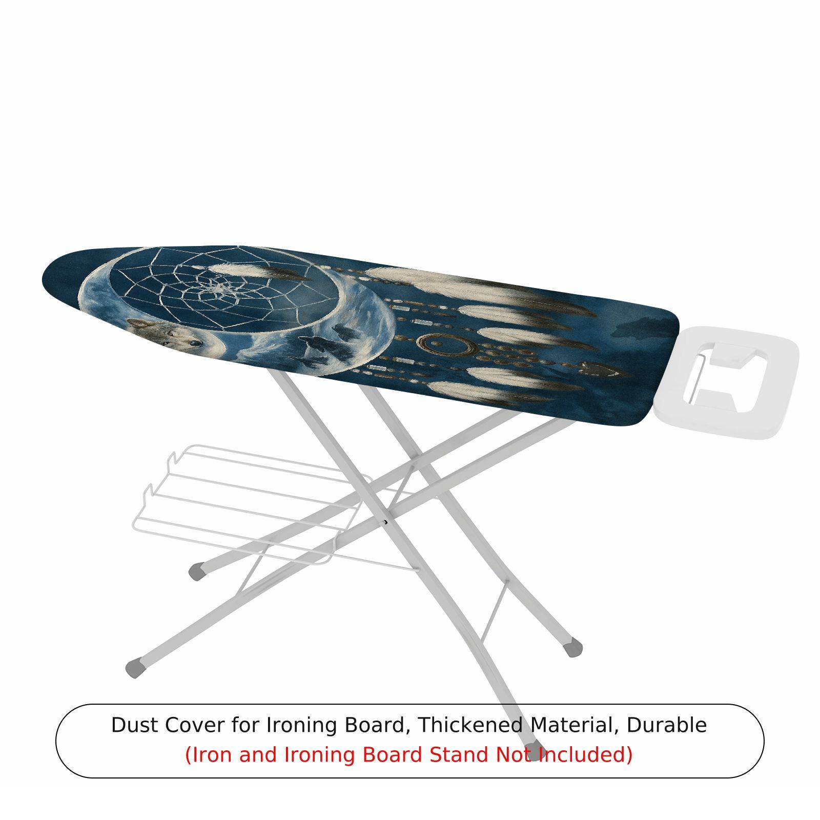 1-Piece Dreamcatcher Wolf Moon  Ironing Board Cover, Universal Size, Without Board