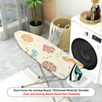 1-Piece Seahorse Shell Starfish  Ironing Board Cover, Universal Size, Without Board