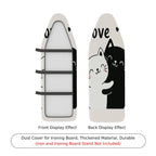 1-Piece Cute Cat Love  Ironing Board Cover, Universal Size, Without Board