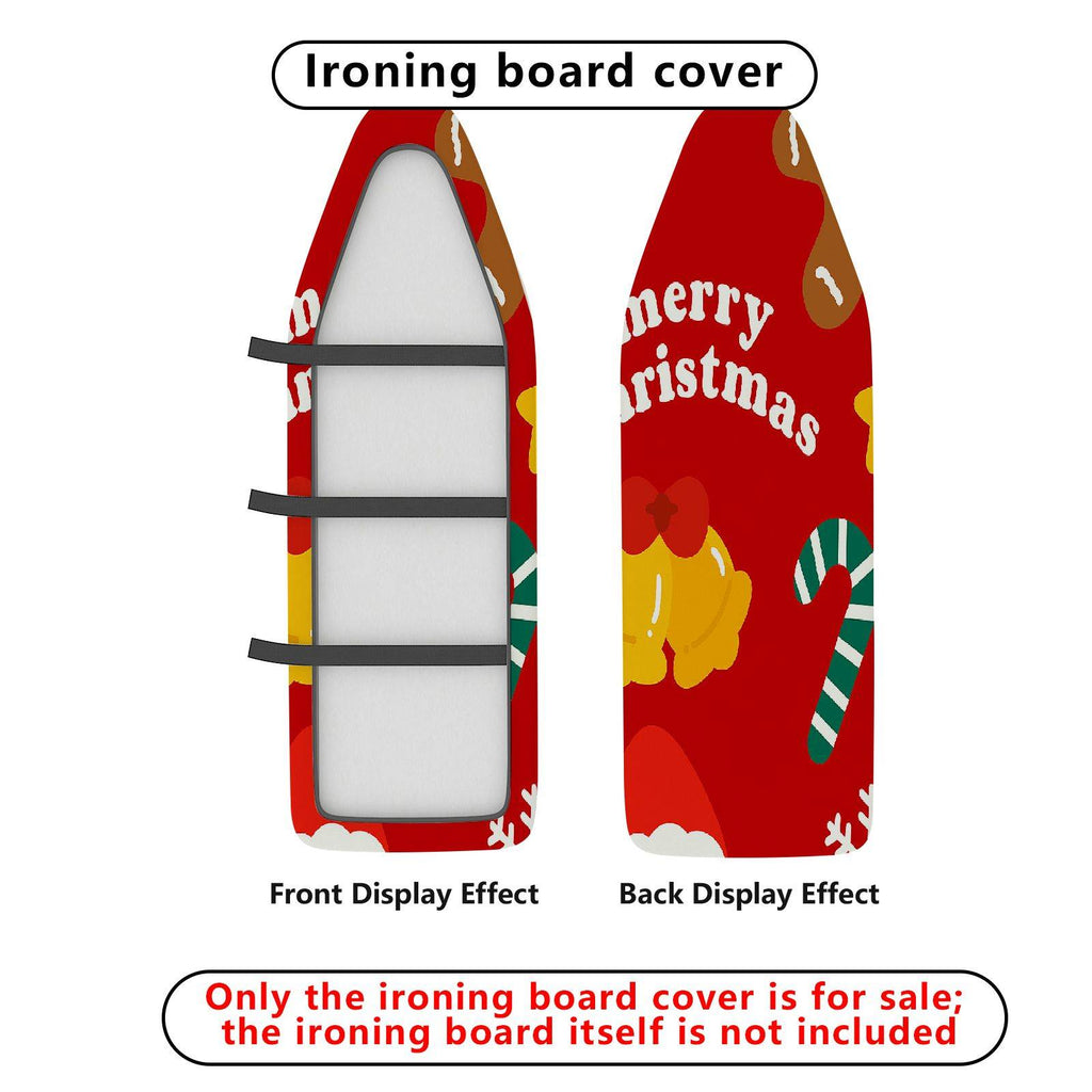 1-Piece Christmas Candy Bow  Ironing Board Cover, Universal Size, Without Board