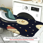 1-Piece Snowman Hat Christmas  Ironing Board Cover, Universal Size, Without Board
