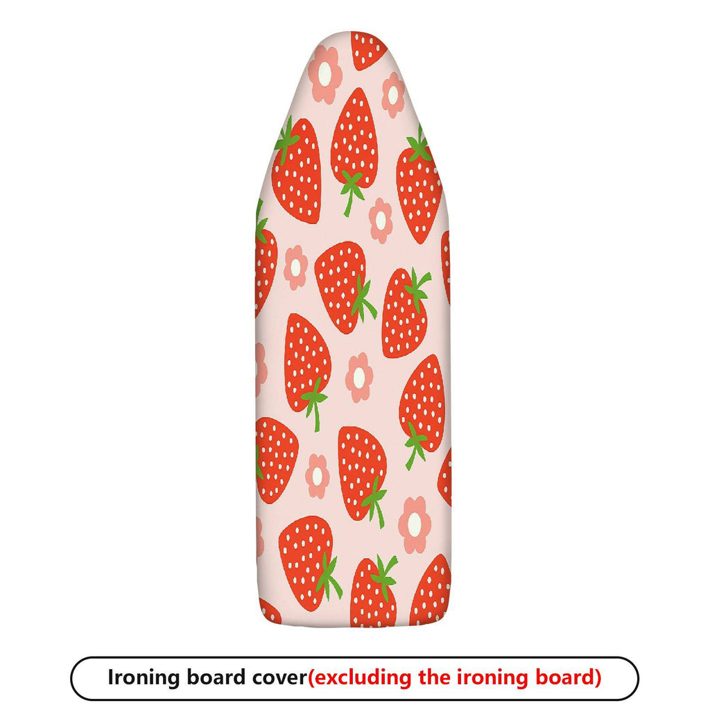 1-Piece Strawberry Floral Fruit  Ironing Board Cover, Universal Size, Without Board