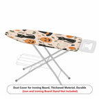 1-Piece Halloween Black Cat Pumpkin Ghost  Ironing Board Cover, Universal Size, Without Board
