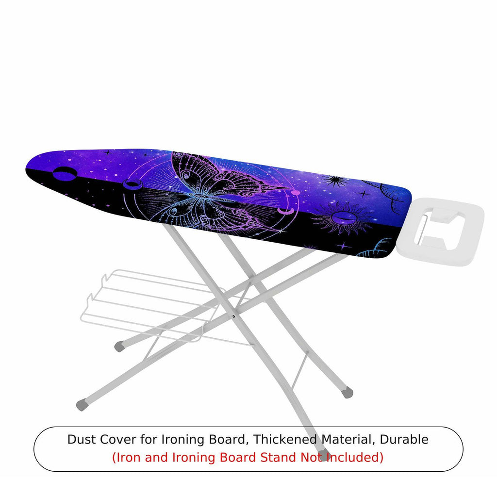 1-Piece Butterfly Galaxy Stars  Ironing Board Cover, Universal Size, Without Board