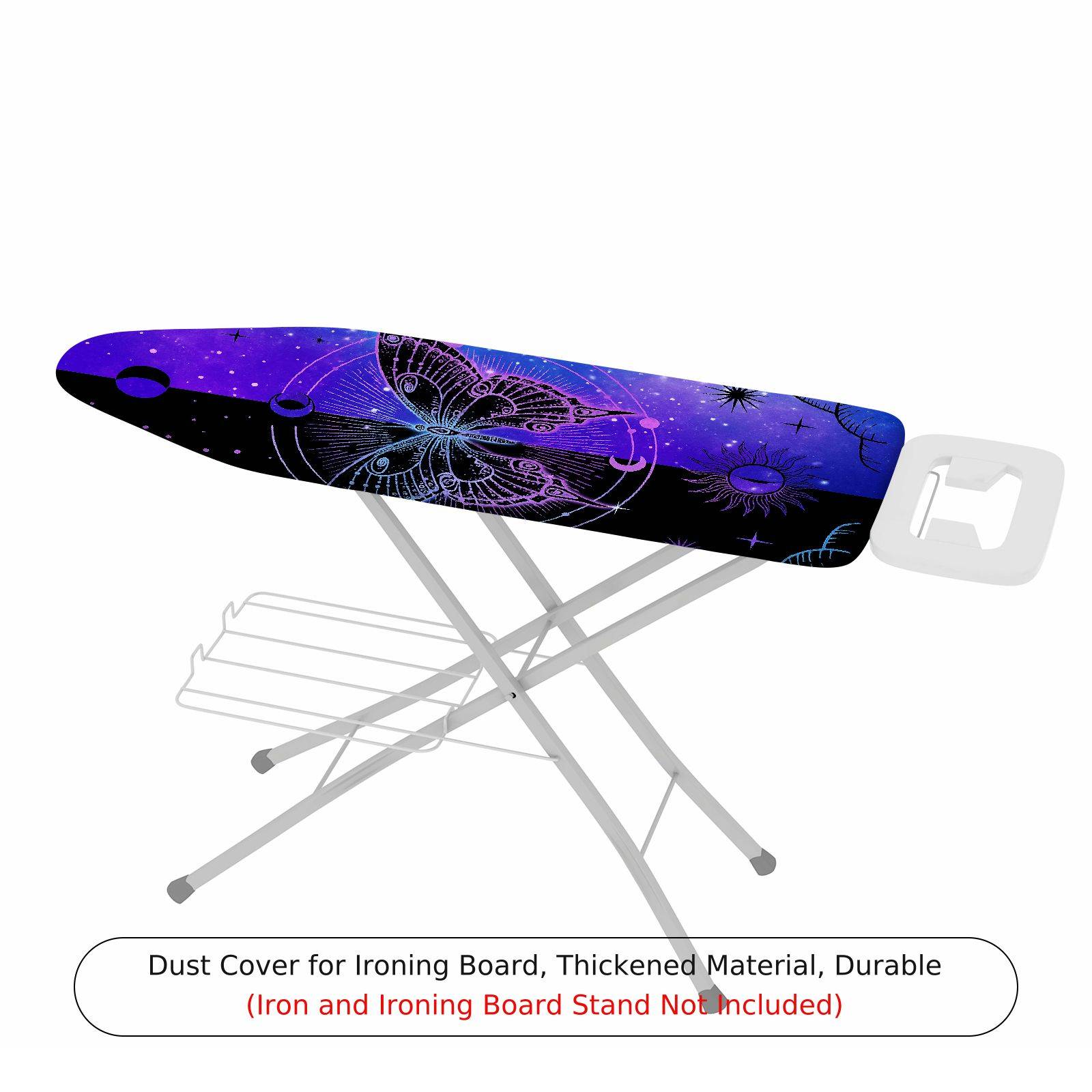 1-Piece Butterfly Galaxy Stars  Ironing Board Cover, Universal Size, Without Board
