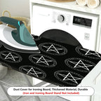 1-Piece Pentagram Black Star Pattern  Ironing Board Cover, Universal Size, Without Board