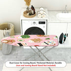 1-Piece Christmas Santa Reindeer Gingerbread  Ironing Board Cover, Universal Size, Without Board