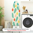 1-Piece Christmas Leaf Ornament Retro  Ironing Board Cover, Universal Size, Without Board