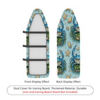 1-Piece Blue Crab Starfish Seashell  Ironing Board Cover, Universal Size, Without Board