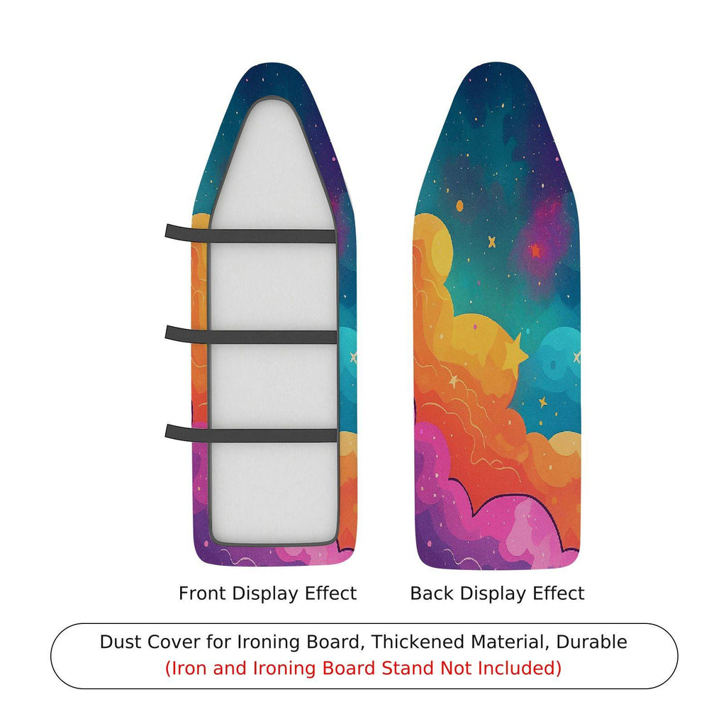 1-Piece Galaxy Cloud Star  Ironing Board Cover, Universal Size, Without Board