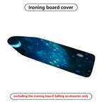 1-Piece Starry Night Moon Flower  Ironing Board Cover, Universal Size, Without Board