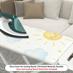 1-Piece Sun Moon Star  Ironing Board Cover, Universal Size, Without Board