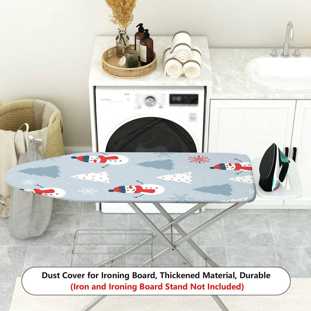 1-Piece Snowman Christmas Winter  Ironing Board Cover, Universal Size, Without Board