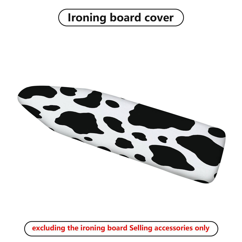 1-Piece Black White Animal Print  Ironing Board Cover, Universal Size, Without Board