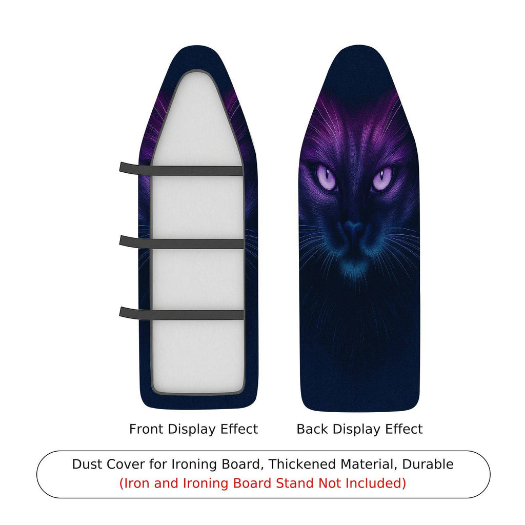 1-Piece Cat Mysterious Elegant  Ironing Board Cover, Universal Size, Without Board