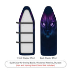 1-Piece Cat Mysterious Elegant  Ironing Board Cover, Universal Size, Without Board