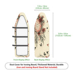 1-Piece Floral Dreamcatcher Butterfly  Ironing Board Cover, Universal Size, Without Board