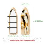 1-Piece Cat Figure Animal Relaxation  Ironing Board Cover, Universal Size, Without Board
