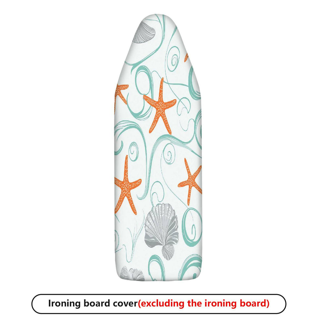1-Piece Starfish Seashell Wave  Ironing Board Cover, Universal Size, Without Board