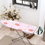 1-Piece Pink Strawberry Bear  Ironing Board Cover, Universal Size, Without Board