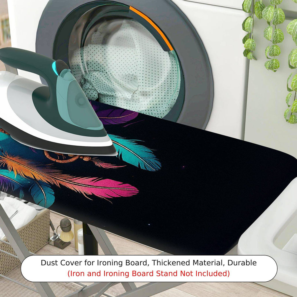 1-Piece Butterfly Dreamcatcher Feathers  Ironing Board Cover, Universal Size, Without Board