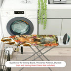 1-Piece Floral Animal Nature  Ironing Board Cover, Universal Size, Without Board