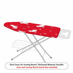 1-Piece Cat Paw Red Cute  Ironing Board Cover, Universal Size, Without Board