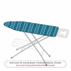 1-Piece Striped Blue Pattern  Ironing Board Cover, Universal Size, Without Board