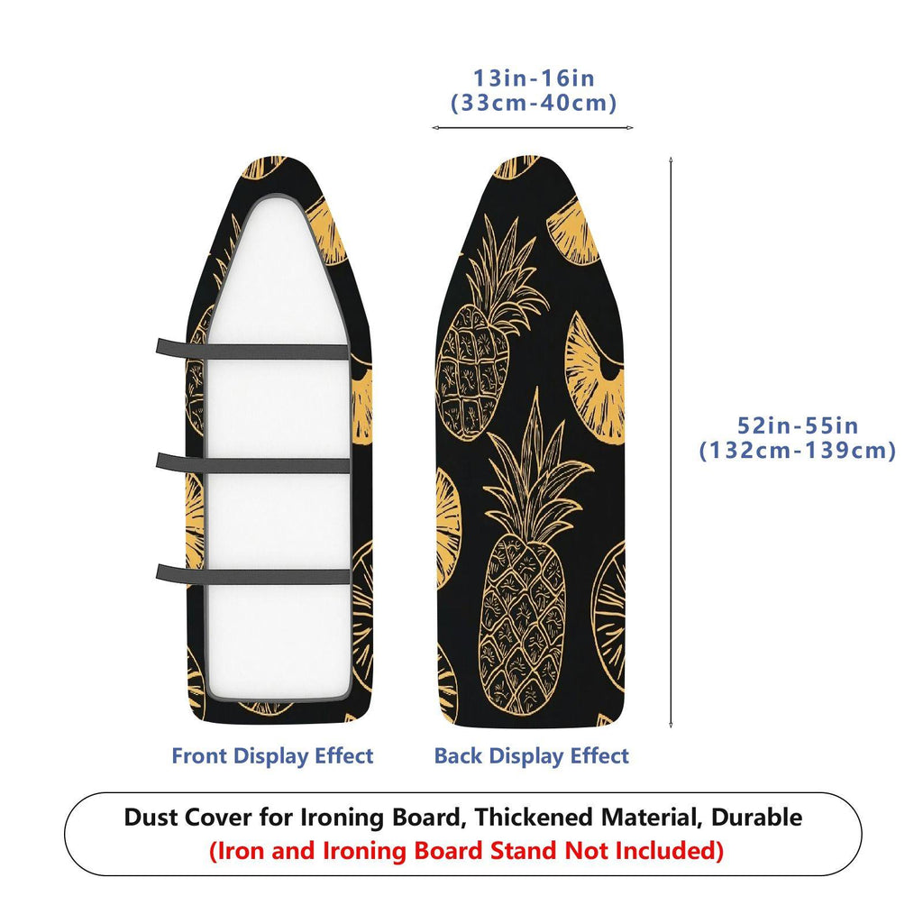 1-Piece Pineapple Tropical Fruit  Ironing Board Cover, Universal Size, Without Board