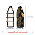 1-Piece Pineapple Tropical Fruit  Ironing Board Cover, Universal Size, Without Board