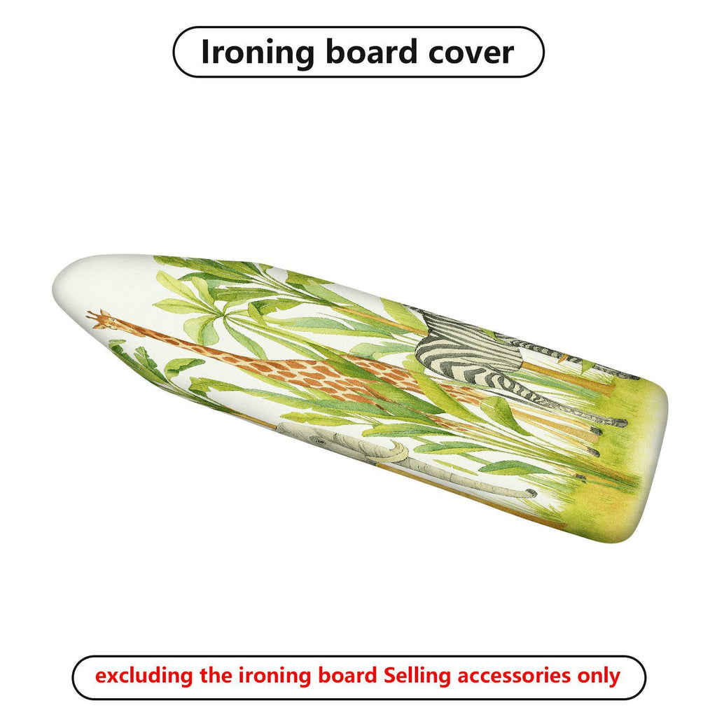 1-Piece Jungle Animal Zebra Giraffe  Ironing Board Cover, Universal Size, Without Board