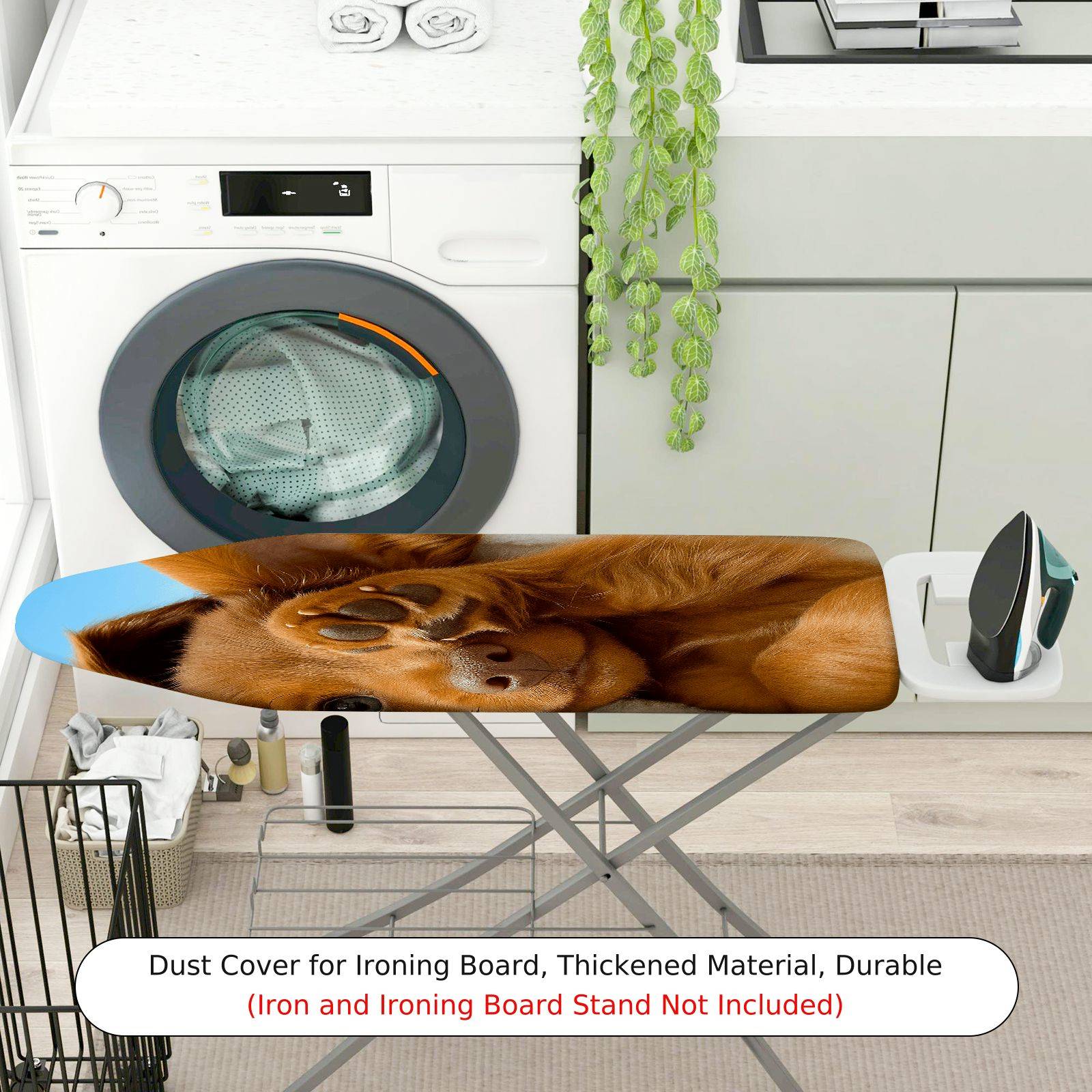 1-Piece Dog Cute Playful  Ironing Board Cover, Universal Size, Without Board
