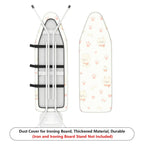 1-Piece Animal Paw Print Cat Dog Heart  Ironing Board Cover, Universal Size, Without Board
