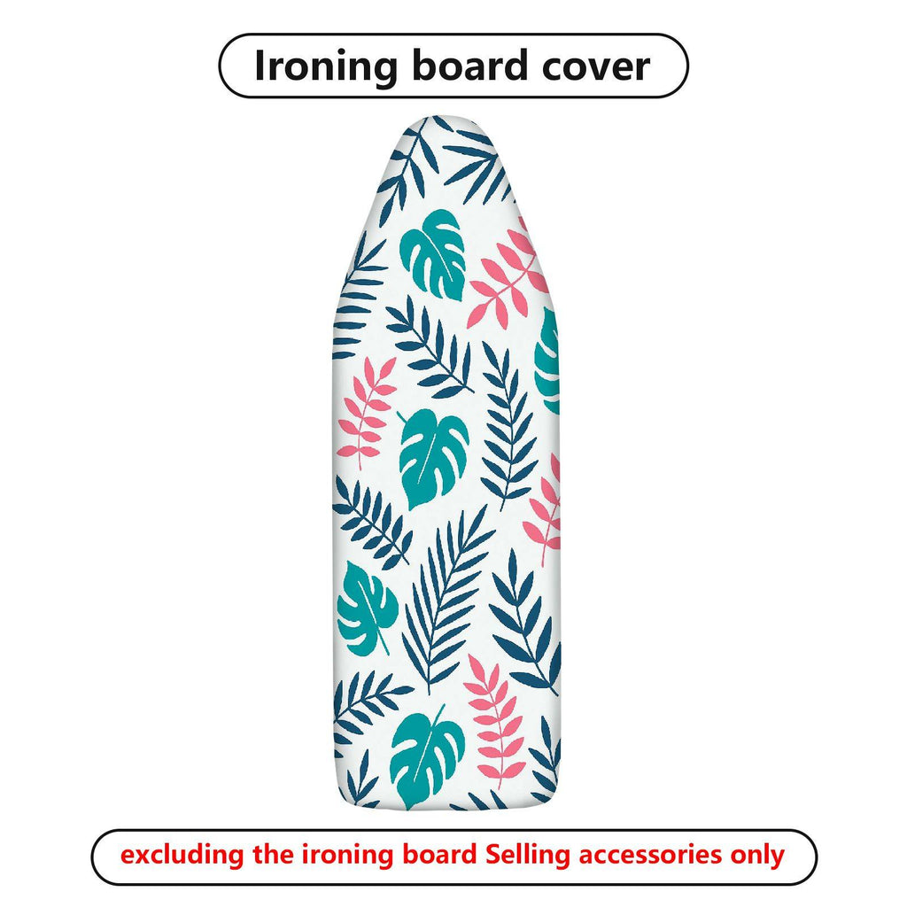 1-Piece Floral Tropical Leaf Pattern Graphic  Ironing Board Cover, Universal Size, Without Board