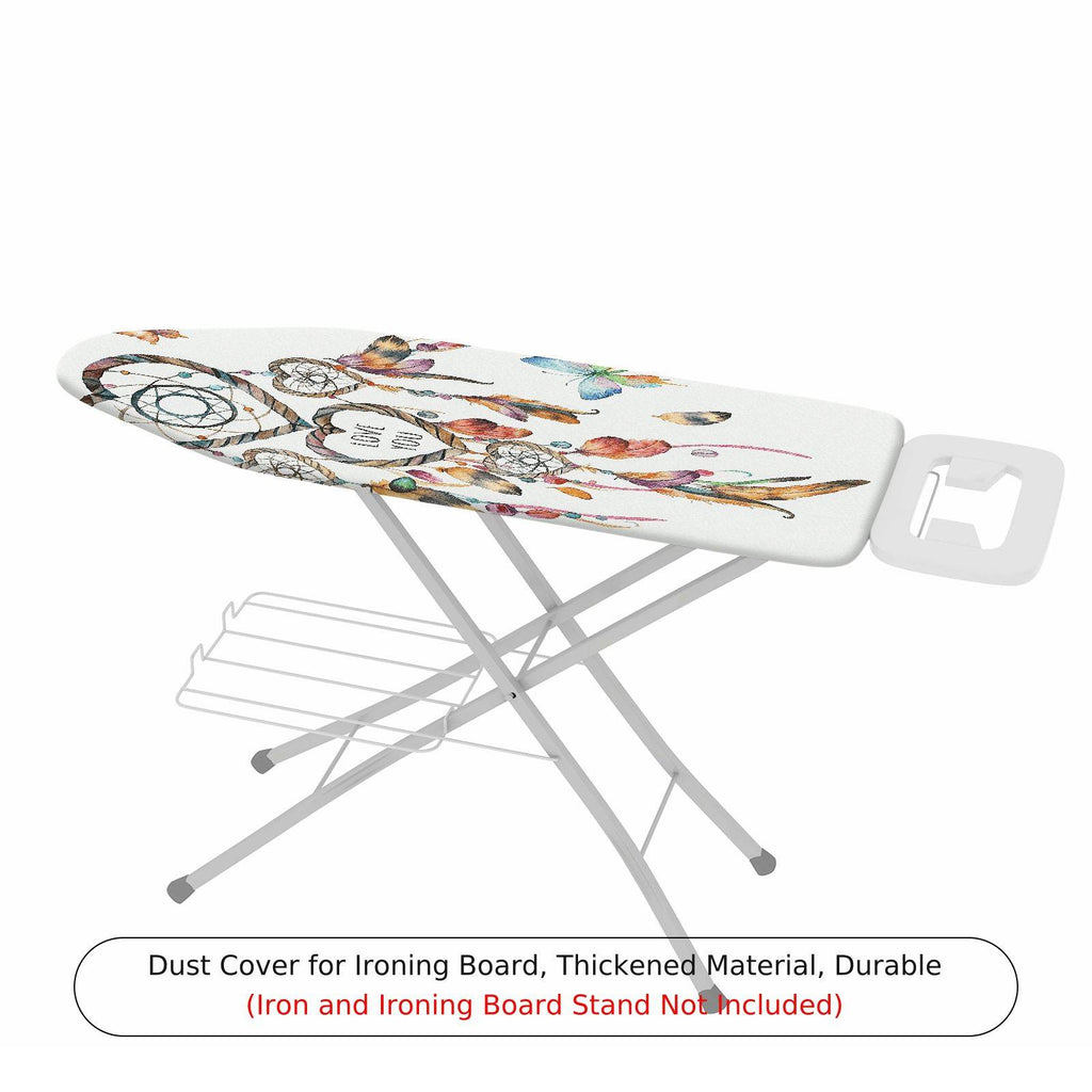 1-Piece Feather Dreamcatcher Butterfly  Ironing Board Cover, Universal Size, Without Board