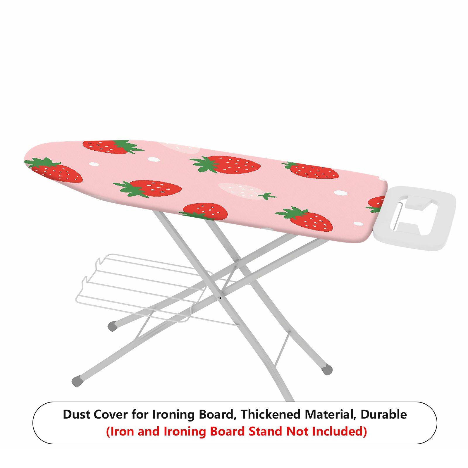 1-Piece Strawberry Pink Red  Ironing Board Cover, Universal Size, Without Board