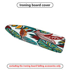 1-Piece Leaves Floral Tropical  Ironing Board Cover, Universal Size, Without Board