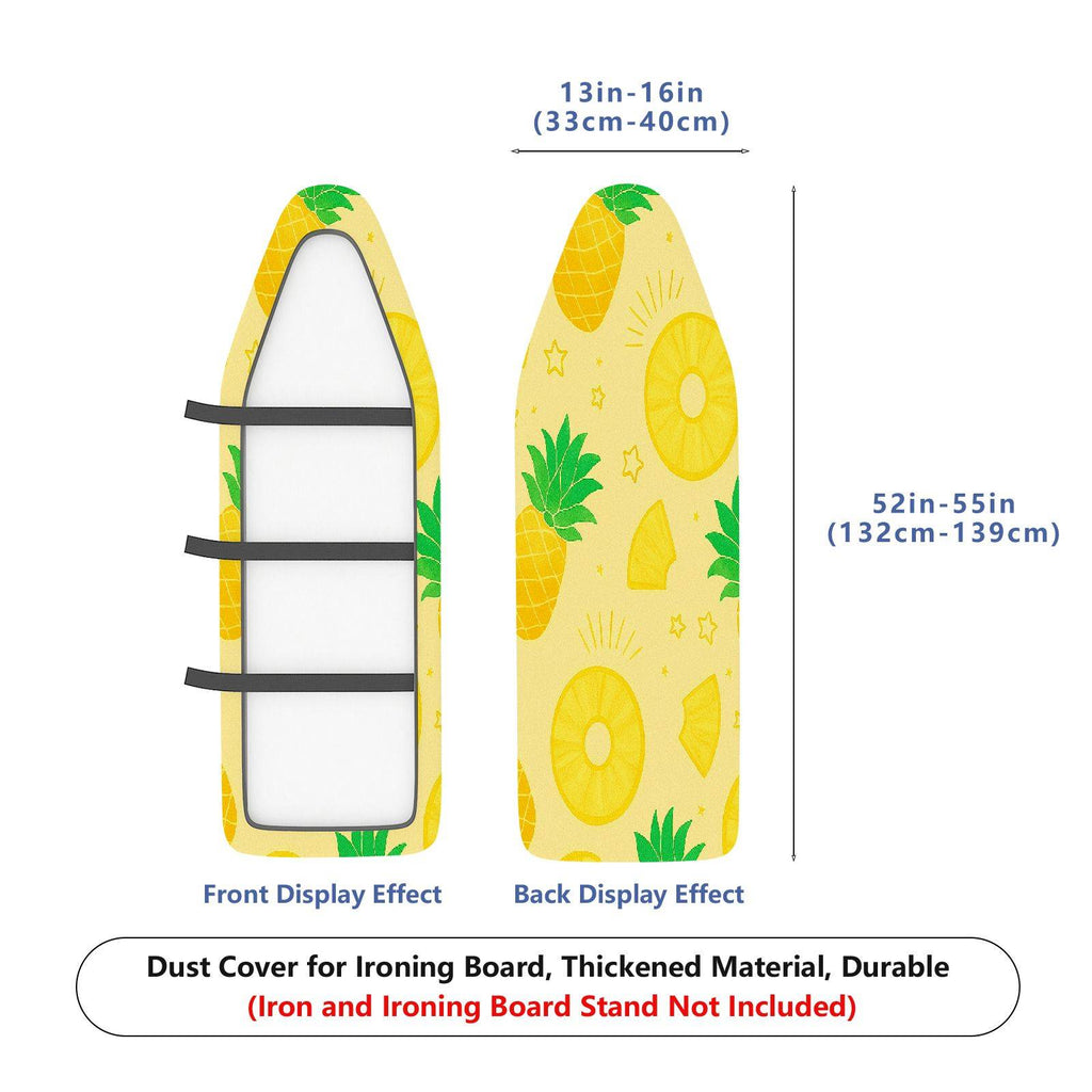 1-Piece Pineapple Yellow Star  Ironing Board Cover, Universal Size, Without Board