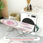 1-Piece Dreamcatcher Heart Feather  Ironing Board Cover, Universal Size, Without Board