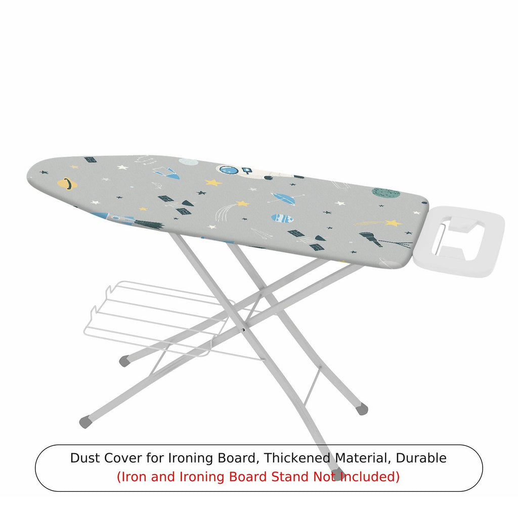 1-Piece Rocket Star Planet  Ironing Board Cover, Universal Size, Without Board