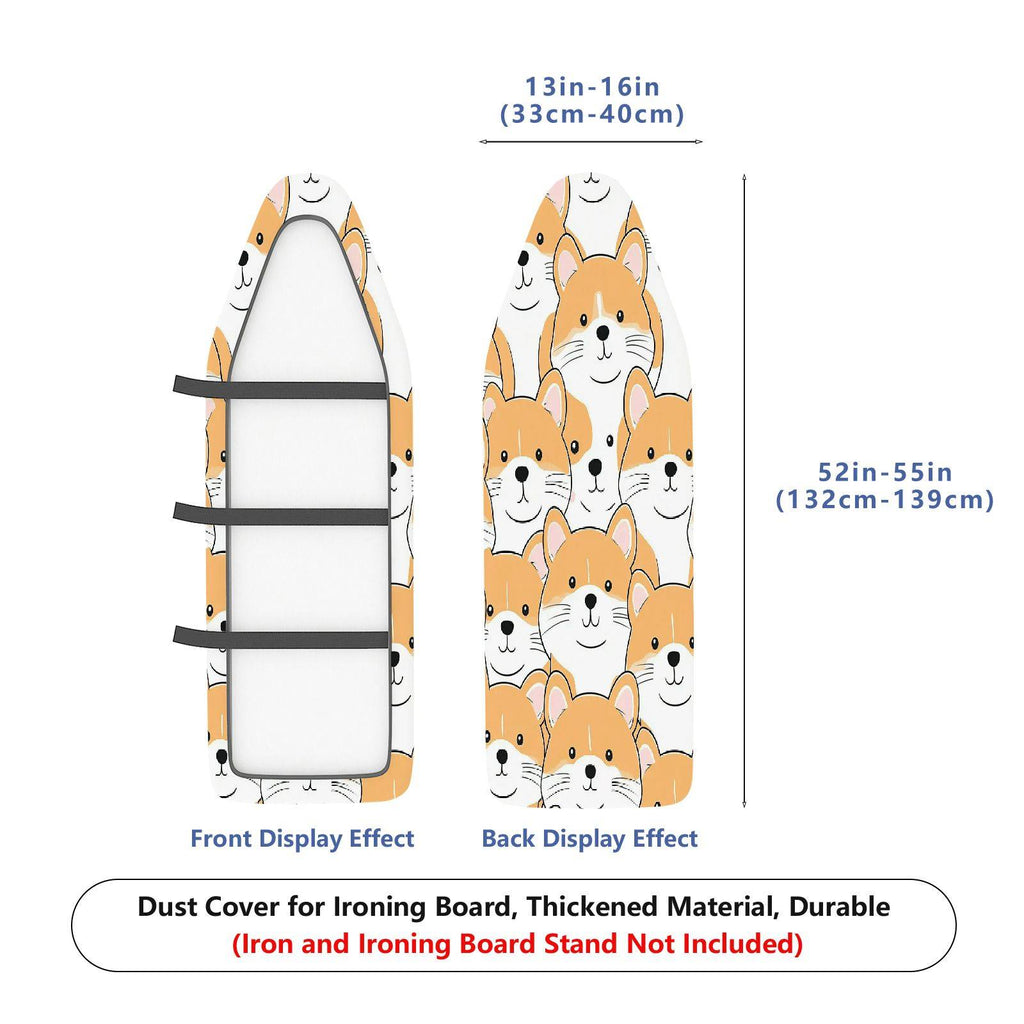 1-Piece Cute Dog  Animal  Ironing Board Cover, Universal Size, Without Board